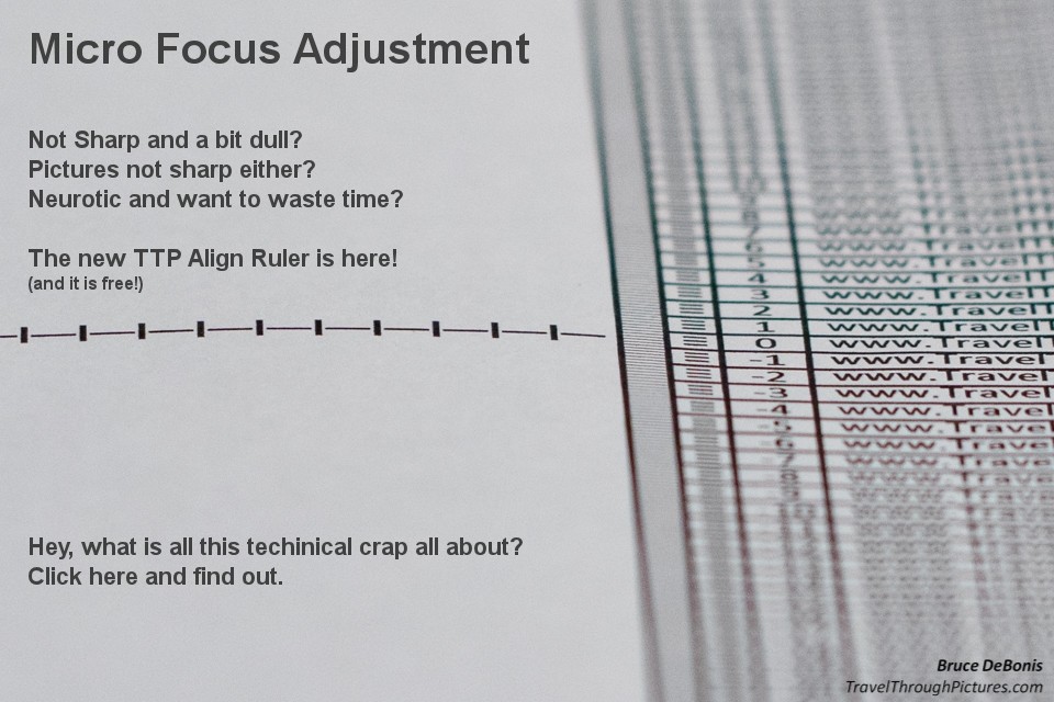 Micro Focus Adjustment Chart